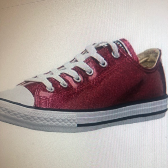 Converse Shoes - EUC pink purple sparkly glitter converse all star